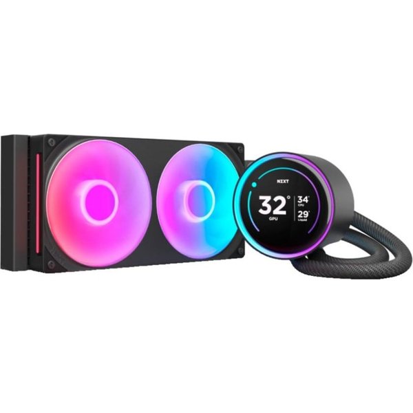 NZXT Kraken Elite 240 RGB Kit de Refrigeração Líquida com Ecrã IPS 240mm Noir