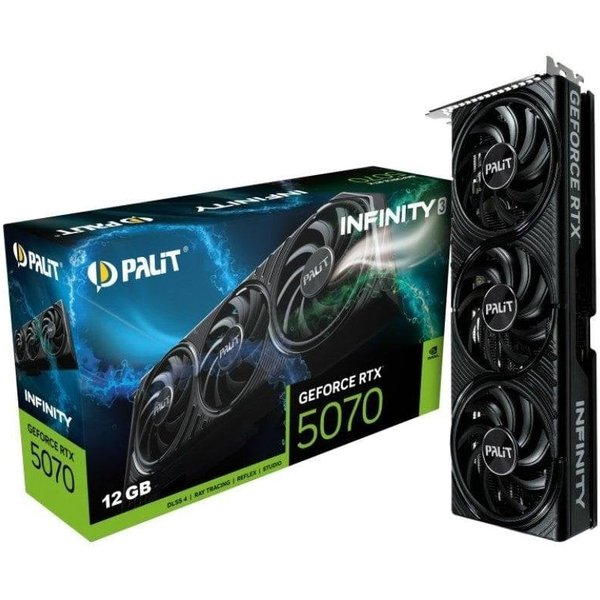 Palit GeForce RTX 5070 Infinity 3 12GB GDDR7 Reflex 2 RTX AI DLSS4
