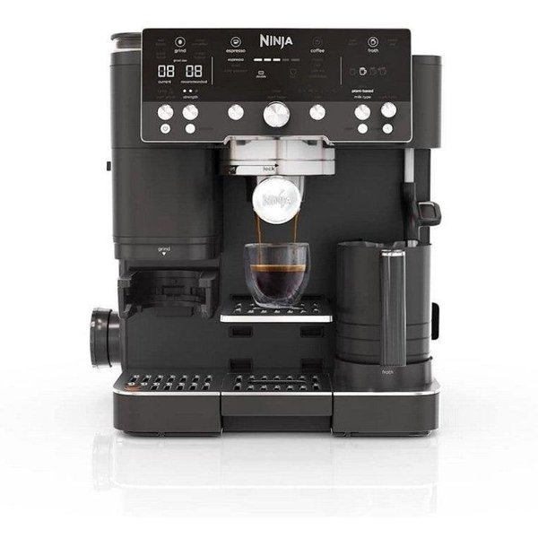 Machine de café superautomática Ninja ES601EUBK 2L 15 bares moinho espumador