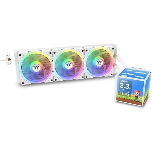 Thermaltake MINECUBE 360 Ultra 360mm 3 Ventilateurs ARGB Écran LCD