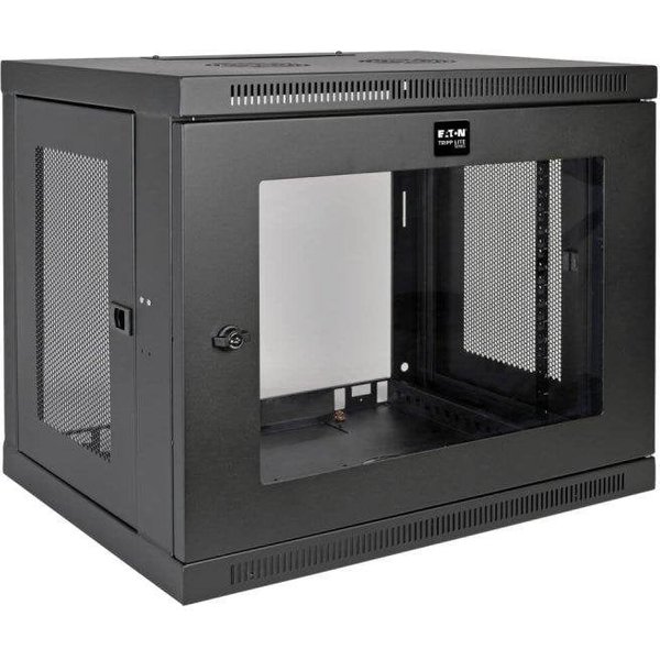 Rack de Parede 9U Low-Profile Eaton SmartRack com Janela de Acrílico Transparente