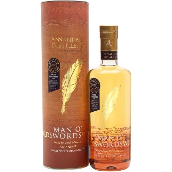 Annandale 2018 / Fresh Bourbon Cask 1126 / Unpeated Man O'Words Lowland Whisky