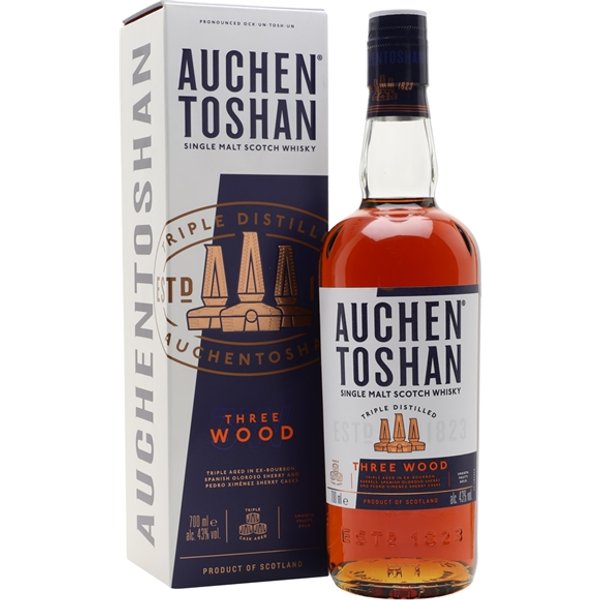 Auchentoshan Three Wood Lowland Single Malt Scotch Whisky
