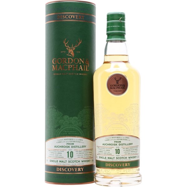 Auchroisk 10 Year Old / Bourbon Cask / Gordon & MacPhail Discovery Speyside Whisky