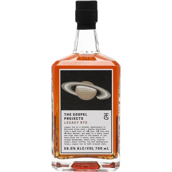 The Gospel Projects Legacy Rye Australian Rye Whisky