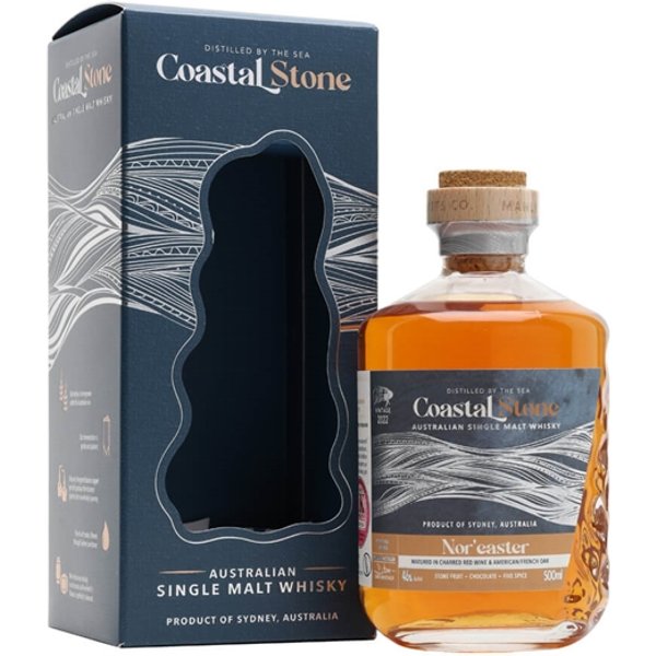 Manly Spirits Coastal Stone Nor'easter Australian Single Malt Whisky