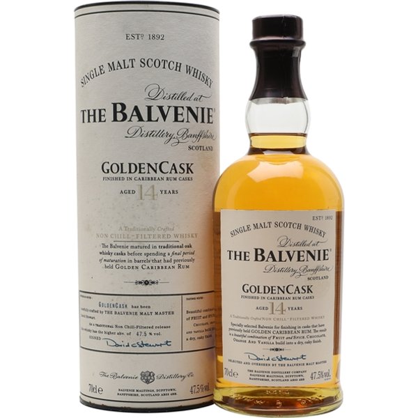 Balvenie 14 Year Old / Golden Cask Rum Finish Speyside Whisky