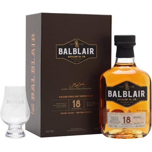 Balblair 18 Year Old Highland Single Malt Scotch Whisky