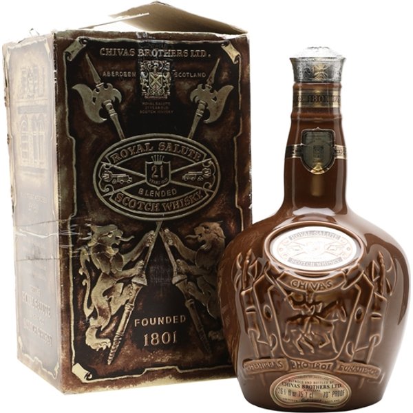 Royal Salute 21 Year Old / Bot.1980s / Brown Wade Decanter Blended Whisky