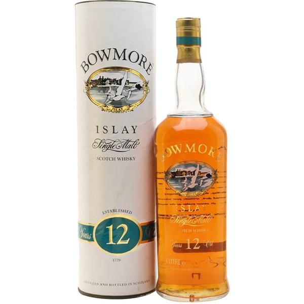 Bowmore 12 Year Old / Bot.1990s / Litre Islay Whisky
