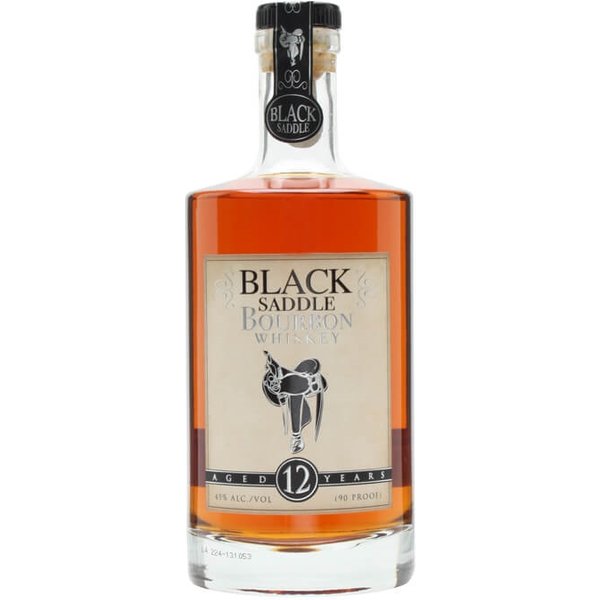 Black Saddle 12 Year Old Bourbon Kentucky Straight Bourbon Whiskey