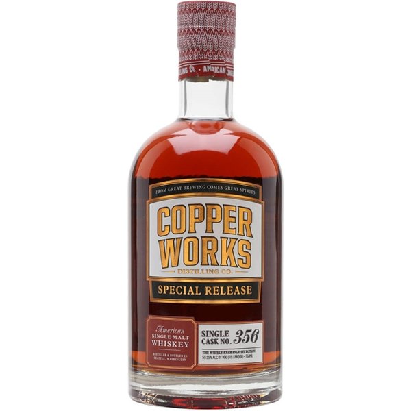 Copperworks American Single Malt Cask 356 / Exclusive to The Whisky Exchange