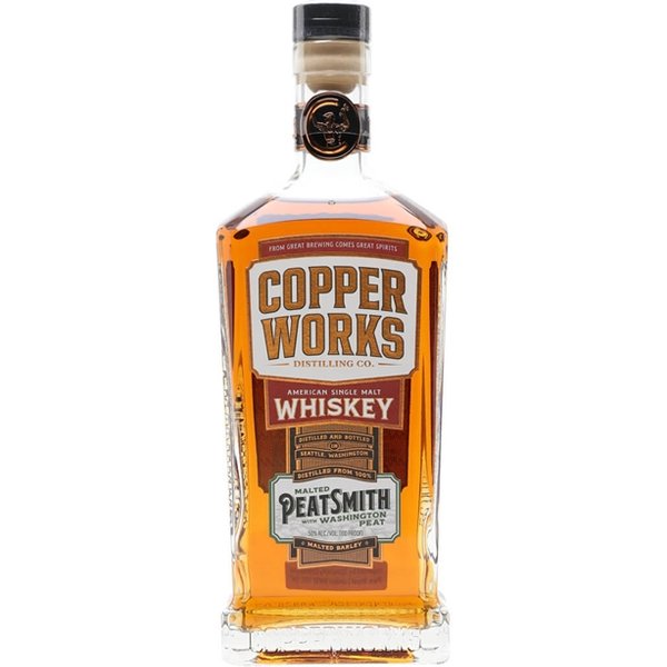 Copperworks Distilling Peatsmith American Single Malt Whiskey