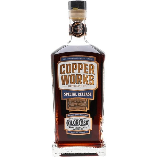 Copperworks Distilling Color Cask American Single Malt Whiskey