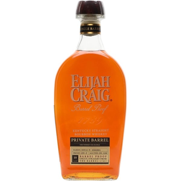 Elijah Craig 10 Year Old Barrel Proof Bourbon / Exclusive to The Whisky Exchange