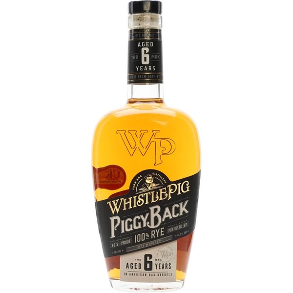 WhistlePig PiggyBack 6 Year Old Rye American Rye Whiskey