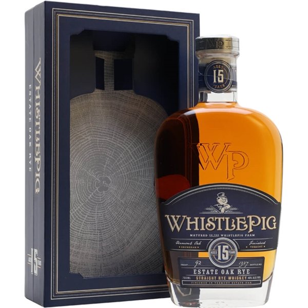 WhistlePig 15 Year Old Estate Oak Rye Whiskey Straight Rye Whiskey