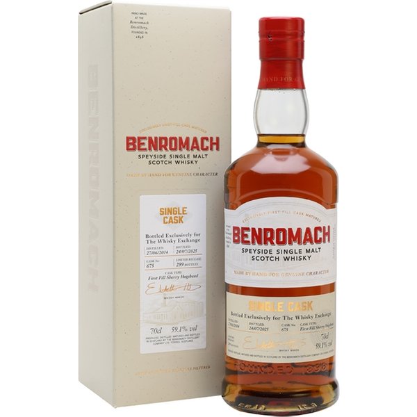 Benromach 2014 / 11 Year Old / Cask 675 / Exclusive To The Whisky Exchange Speyside Whisky