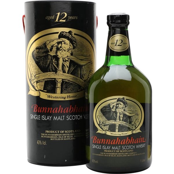 Bunnahabhain 12 Year Old / Bot.1990s / Litre Islay Whisky