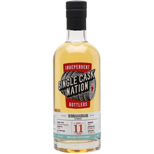 Bunnahabhain Staoisha 2013 / 11 Year Old / Bourbon Cask / Single Cask Nation Islay Whisky