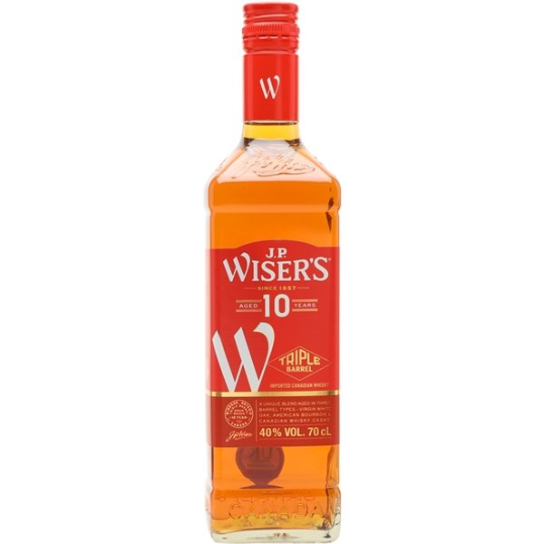 JP Wiser's 10 Year Old Triple Barrel Canadian Blended Whisky