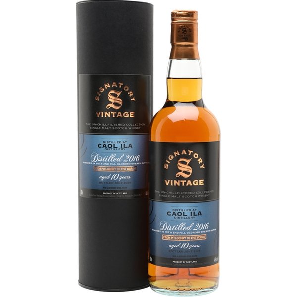 Caol Ila 2016 / 10 Year Old / Signatory Islay Whisky