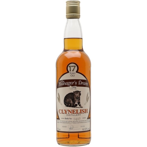 Clynelish 17 Year Old / Bot.1998 / Manager's Dram Highland Whisky