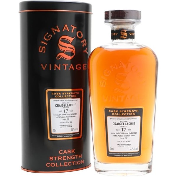 Craigellachie 2009 / 17 Year Old / Signatory Cask Strength #202 Speyside Whisky