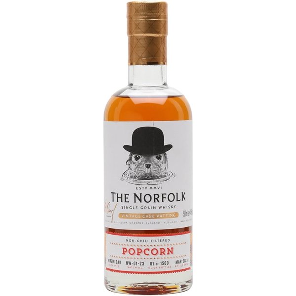The Norfolk Popcorn Single Grain / Vintage Cask Vatting English Whisky