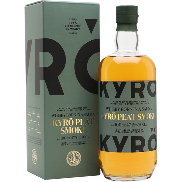 Kyro Peat Smoke Malt Rye Whisky Finnish Single Malt Rye Whisky