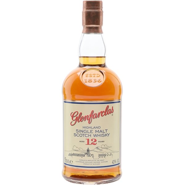 Glenfarclas 12 Year Old Speyside Single Malt Scotch Whisky