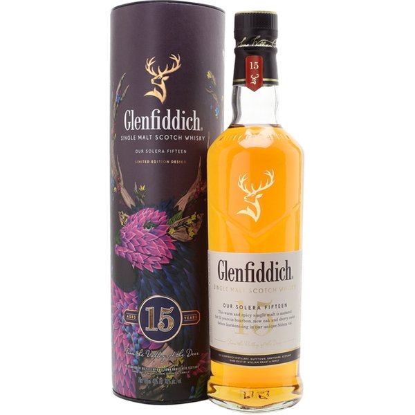 Glenfiddich 15 Year Old Solera Speyside Single Malt Scotch Whisky