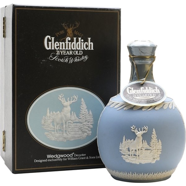 Glenfiddich 21 Year Old / Wedgwood Decanter Speyside Whisky