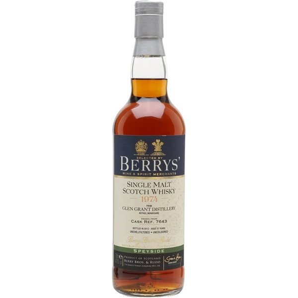 Glen Grant 1974 / Bot.2012 / Sherry Cask #7643 / Berry Bros & Rudd Speyside Whisky