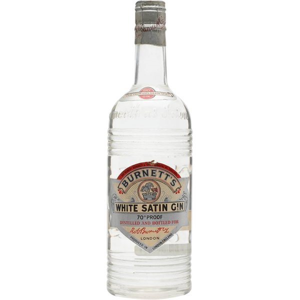 Burnett's White Satin Gin / Bot.1950s / Spring Cap