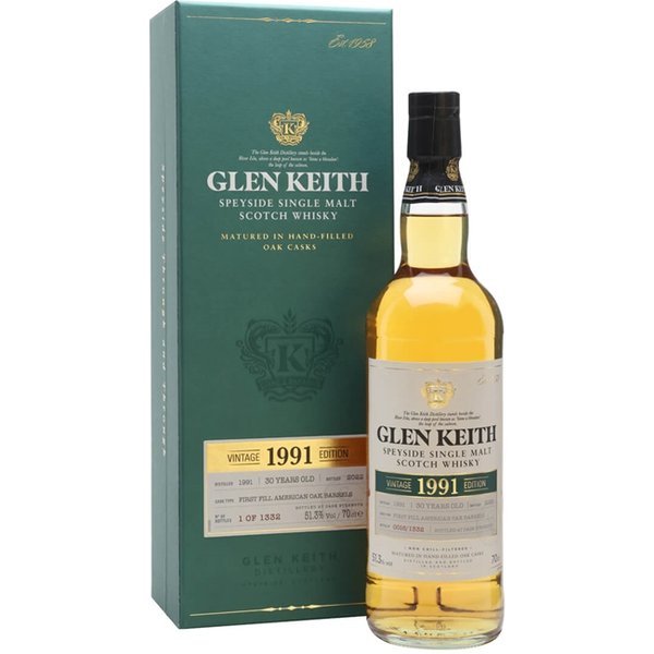 Glen Keith 1991 / 30 Year Old / Secret Speyside Speyside Whisky