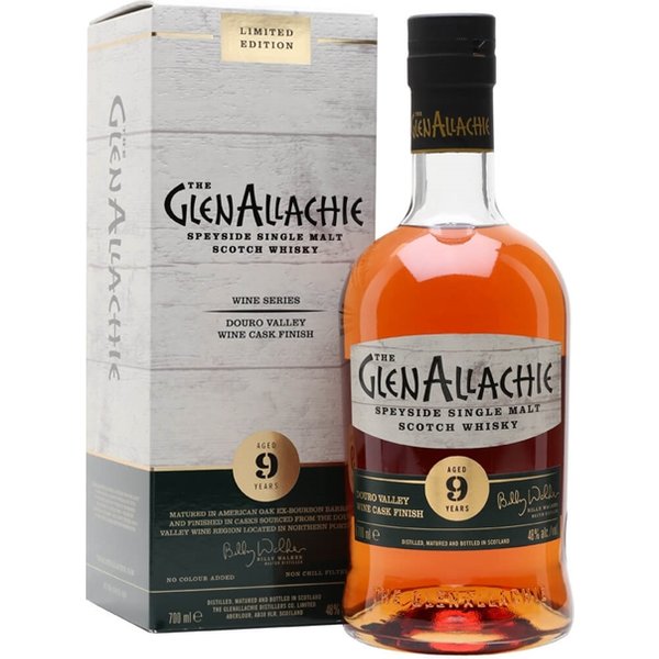 Glenallachie 9 Year Old Douro Valley Wine Finish / Wine Cask Series Speyside Whisky