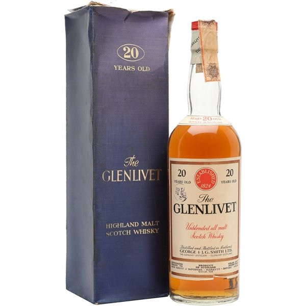 Glenlivet 20 Year Old / Bot.1960s Speyside Single Malt Scotch Whisky