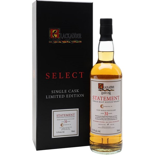 Glen Moray 1990 / 31 Year Old / Blackadder Speyside Whisky