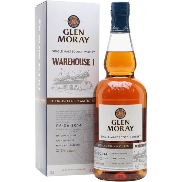 Glen Moray 2014 / Oloroso Cask / Warehouse 1 Release Speyside Whisky