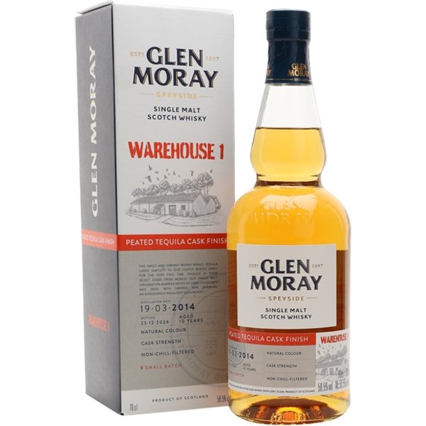 Glen Moray 2014 / Peated Tequila Finish / Warehouse 1 Release Speyside Whisky