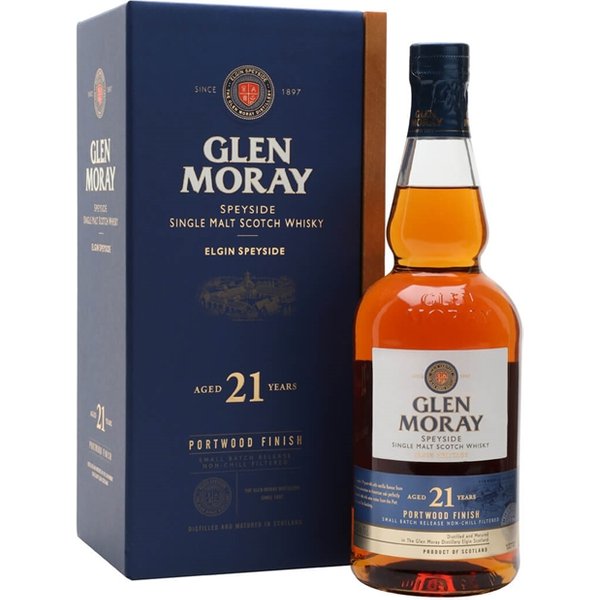 Glen Moray 21 Year Old / Port Wood Finish Speyside Whisky