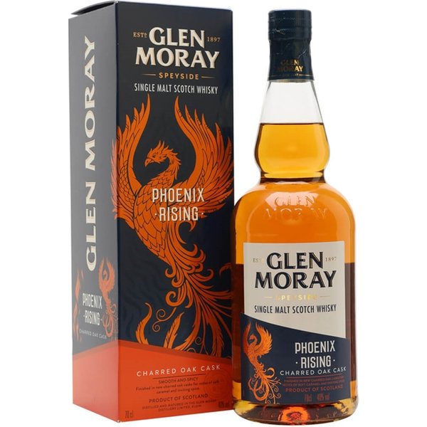 Glen Moray Phoenix Rising / Charred Oak Casks Speyside Whisky