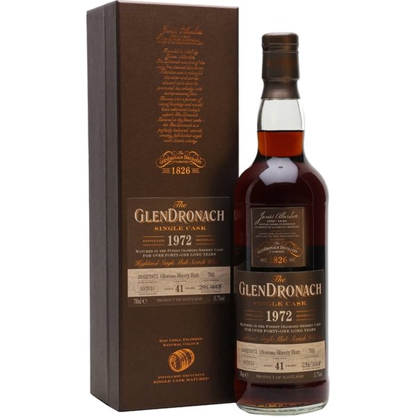 Glendronach 1972 / 41 Year Old / Sherry Oloroso Butt #702 Highland Whisky