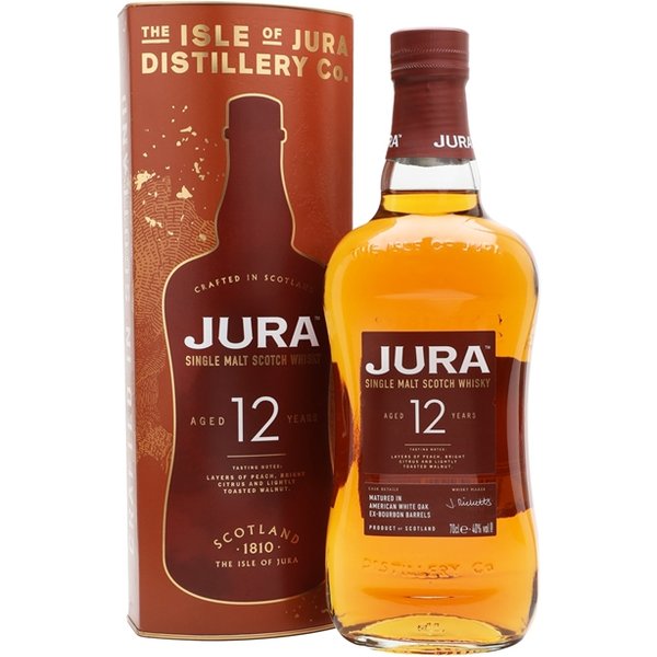 Jura 12 Year Old Island Single Malt Scotch Whisky