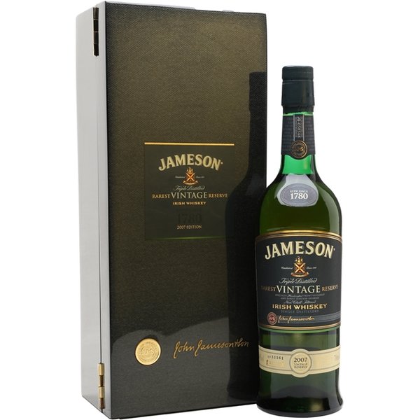 Jameson 2007 Rarest Vintage Reserve Blended Irish Whiskey