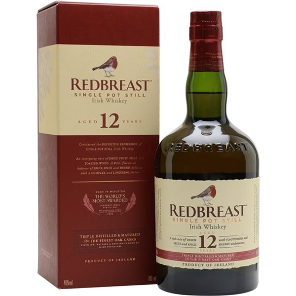 Redbreast 12 Year Old Single Pot Still Irish Whiskey