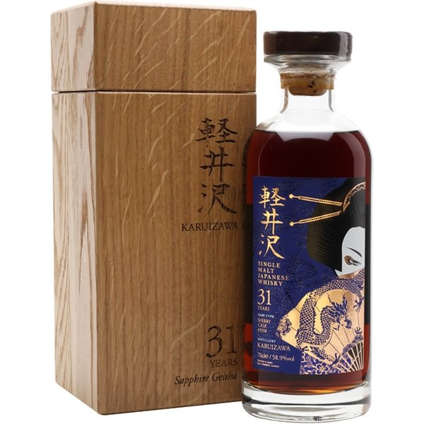 Karuizawa 31 Year Old / Sapphire Geisha Japanese Single Malt Whisky