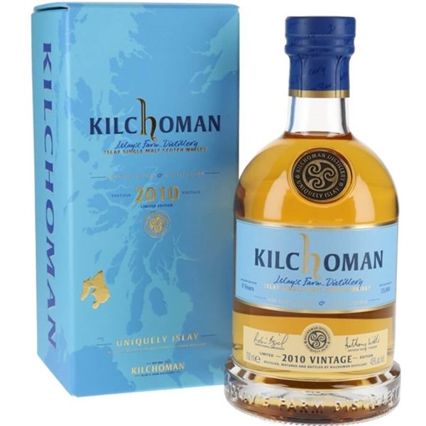 Kilchoman 2010 Vintage / 9 Year Old Islay Single Malt Scotch Whisky