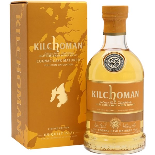 Kilchoman Cognac Cask Matured Islay Single Malt Scotch Whisky